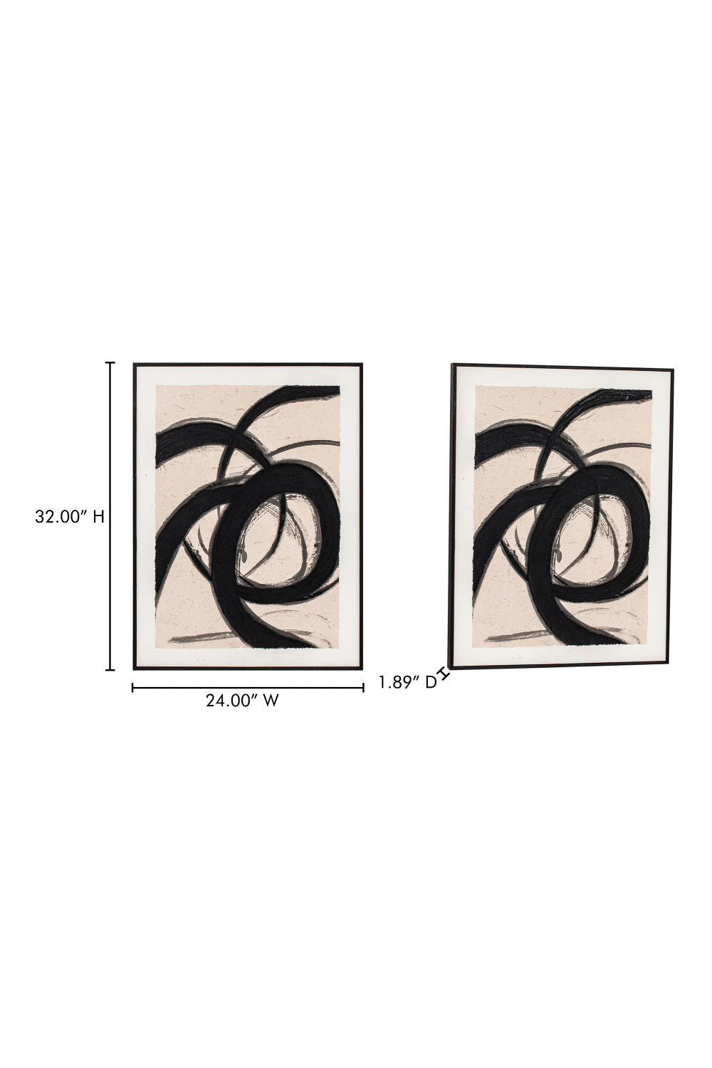   Modern European furniture - Flowy Brush Strokes Painting - www.oroa.com | Oroa.com