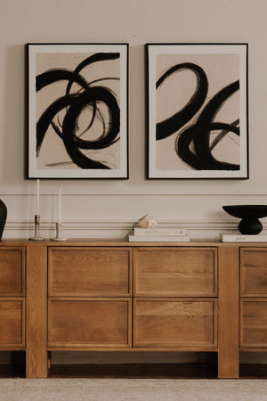   Modern European furniture - Flowy Brush Strokes Painting - www.oroa.com | Oroa.com