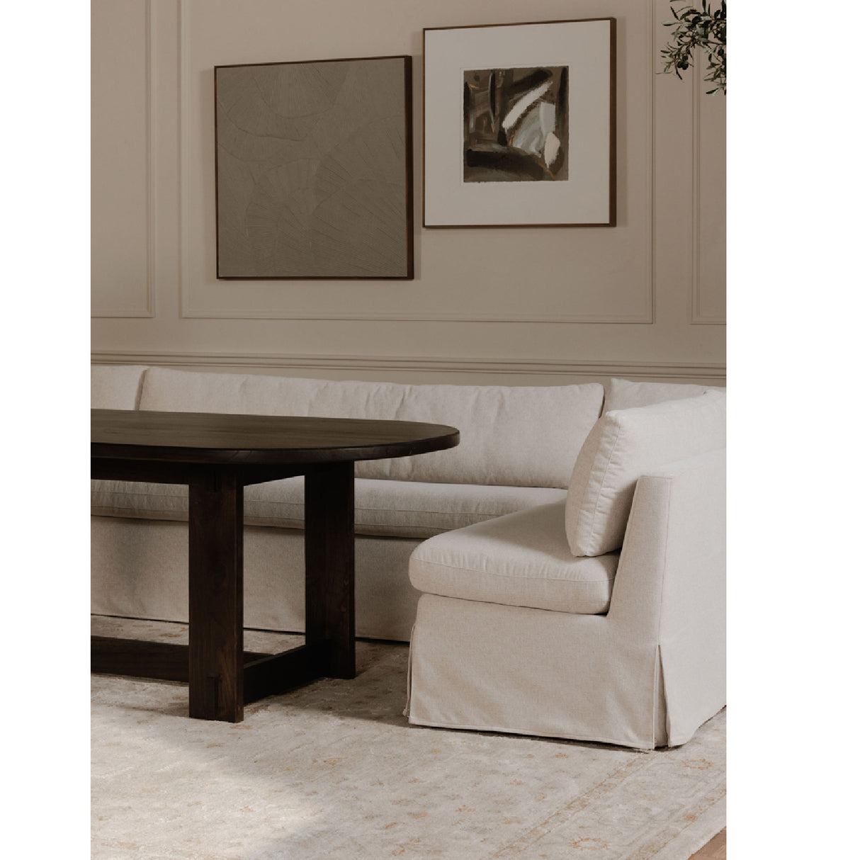   Modern European furniture - Textured Beige Framed Painting - www.oroa.com | Oroa.com