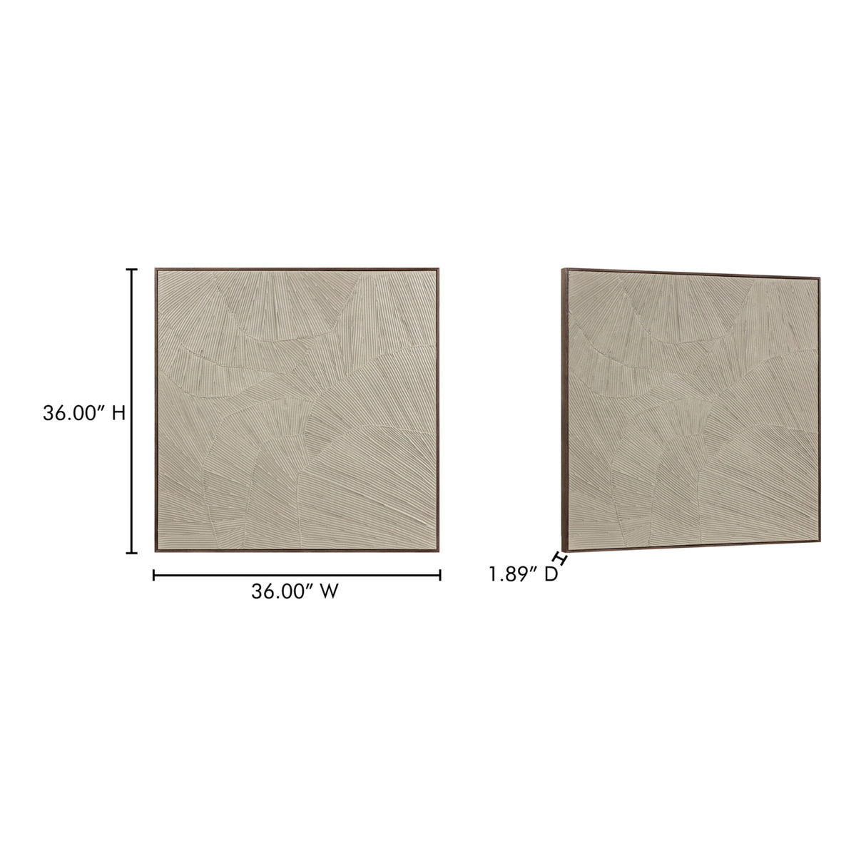   Modern European furniture - Textured Beige Framed Painting - www.oroa.com | Oroa.com