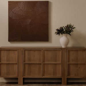   Modern European furniture - Textured Maroon Framed Painting - www.oroa.com | Oroa.com