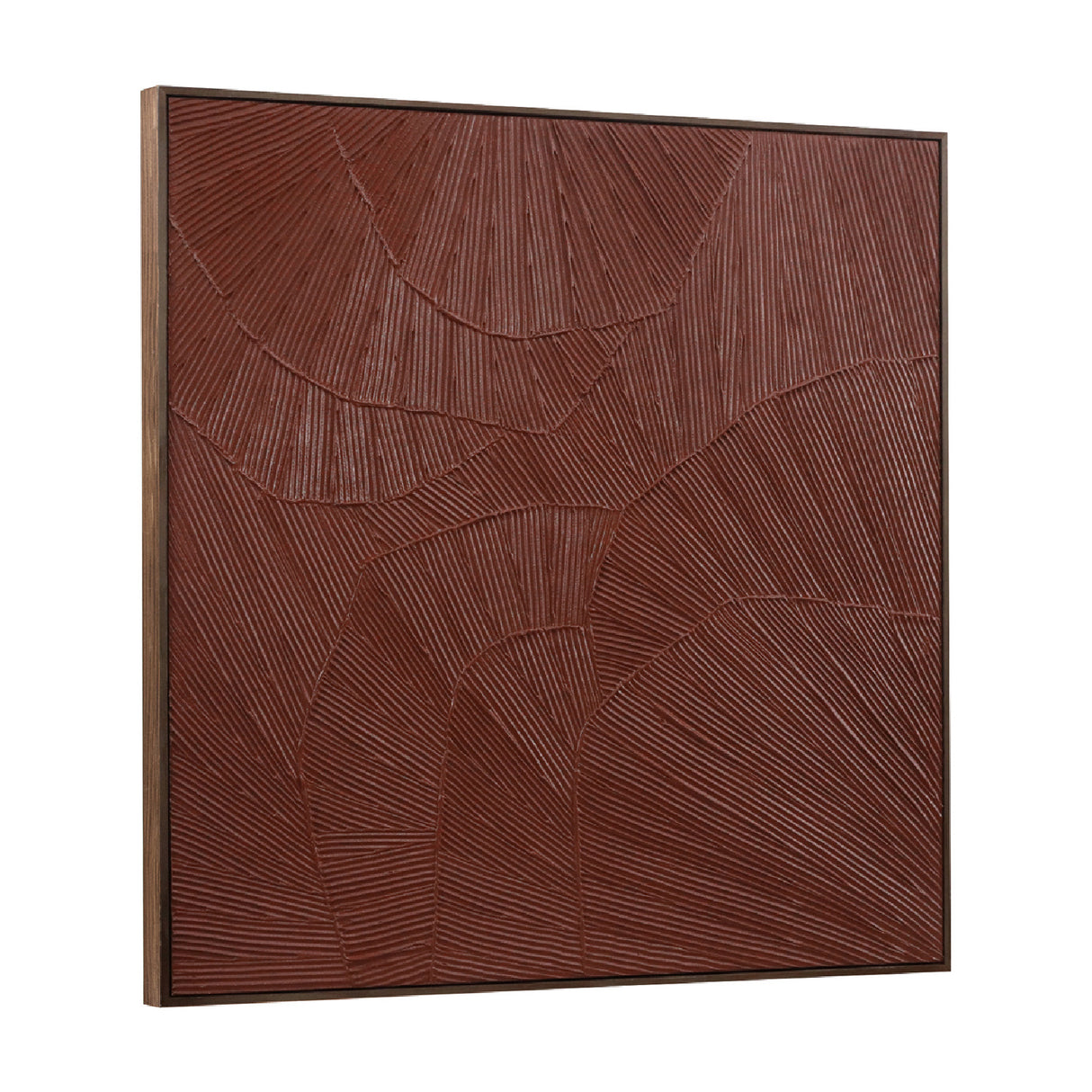   Modern European furniture - Textured Maroon Framed Painting - www.oroa.com | Oroa.com