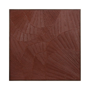   Modern European furniture - Textured Maroon Framed Painting - www.oroa.com | Oroa.com
