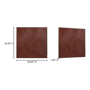   Modern European furniture - Textured Maroon Framed Painting - www.oroa.com | Oroa.com