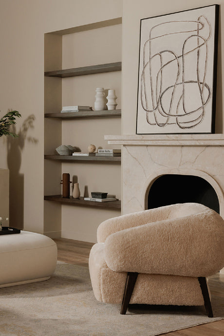   Modern European furniture - Whimsical Brush Strokes Painting - www.oroa.com | Oroa.com