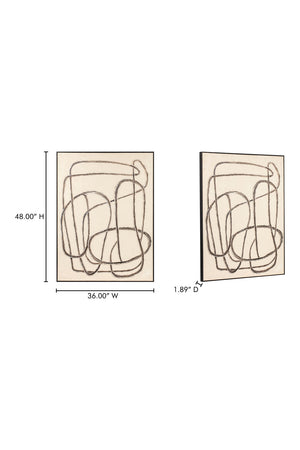   Modern European furniture - Woven Loop Painting - www.oroa.com | Oroa.com