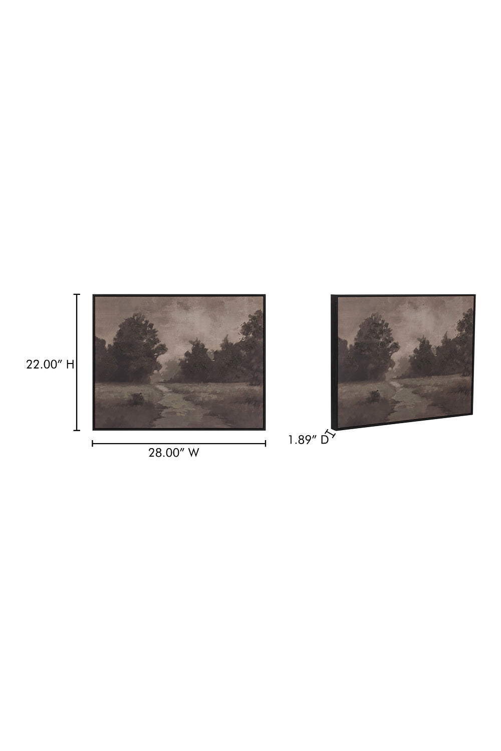  Modern European furniture - Blurry Woodlands Painting - www.oroa.com | Oroa.com
