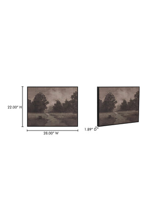   Modern European furniture - Blurry Woodlands Painting - www.oroa.com | Oroa.com