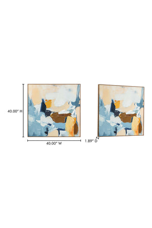   Modern European furniture - Pastel Toned Abstract Painting - www.oroa.com | Oroa.com