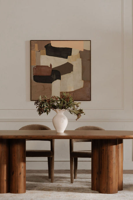   Modern European furniture - Neutral Palette Abstract Painting - www.oroa.com | Oroa.com