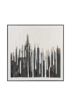   Modern European furniture - Gray Toned Linear Painting - www.oroa.com | Oroa.com
