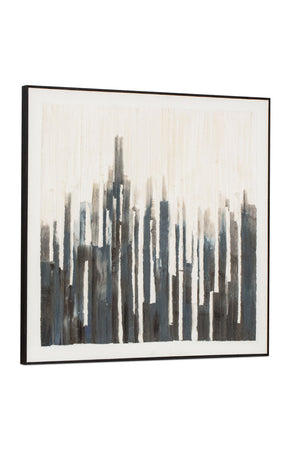   Modern European furniture - Gray Toned Linear Painting - www.oroa.com | Oroa.com