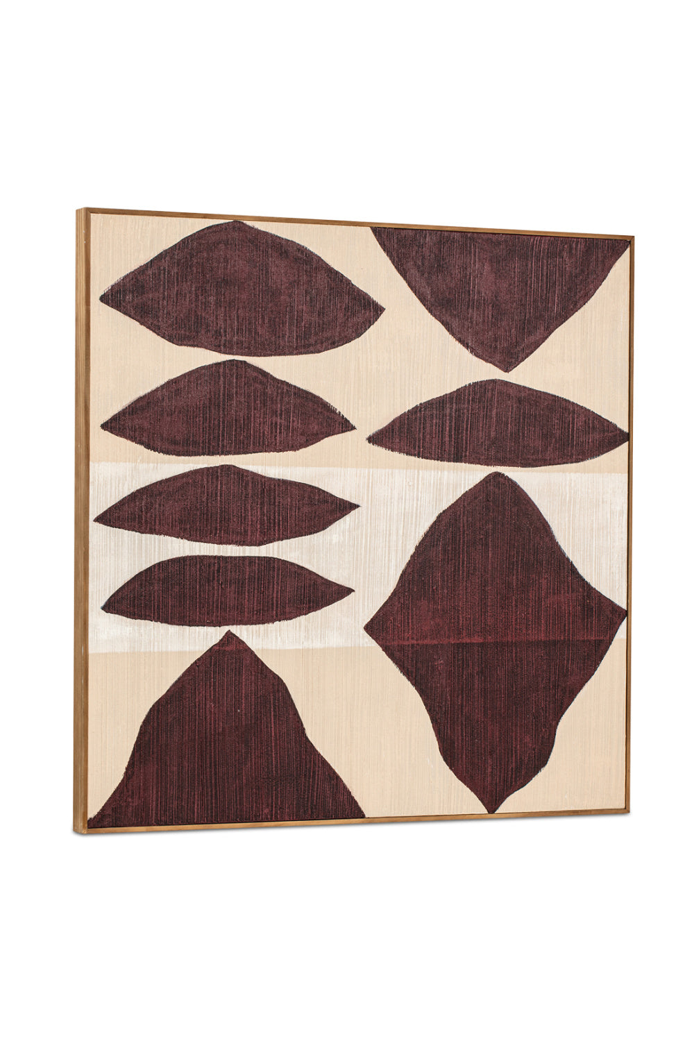   Modern European furniture - Red Patterns Framed Painting - www.oroa.com | Oroa.com