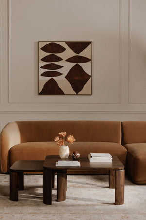   Modern European furniture - Red Patterns Framed Painting - www.oroa.com | Oroa.com