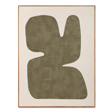   Modern European furniture - Green Abstract Framed Painting - www.oroa.com | Oroa.com