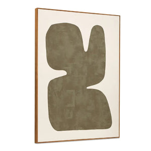   Modern European furniture - Green Abstract Framed Painting - www.oroa.com | Oroa.com