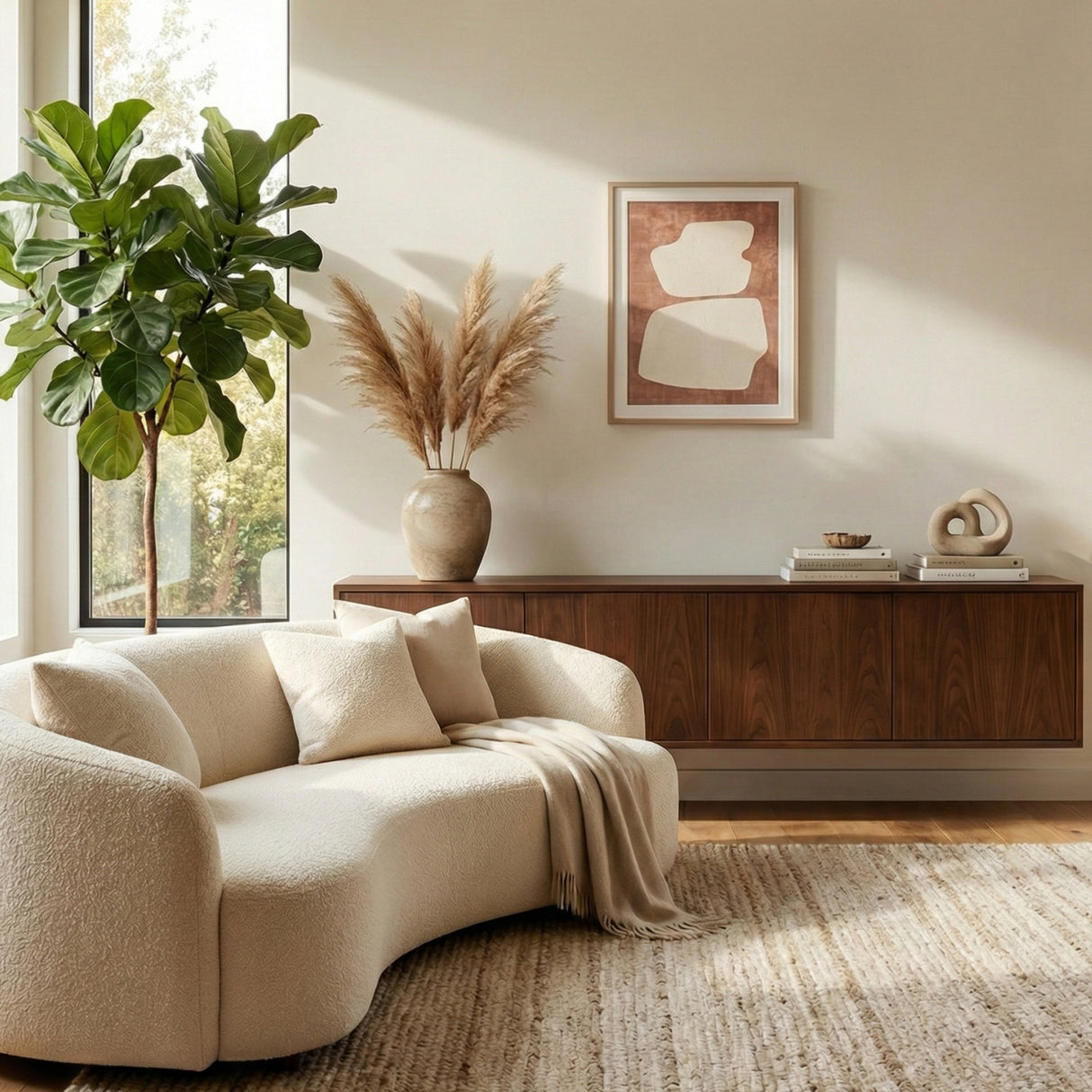   Modern European furniture - Abstract Minimalist Framed Painting - www.oroa.com | Oroa.com