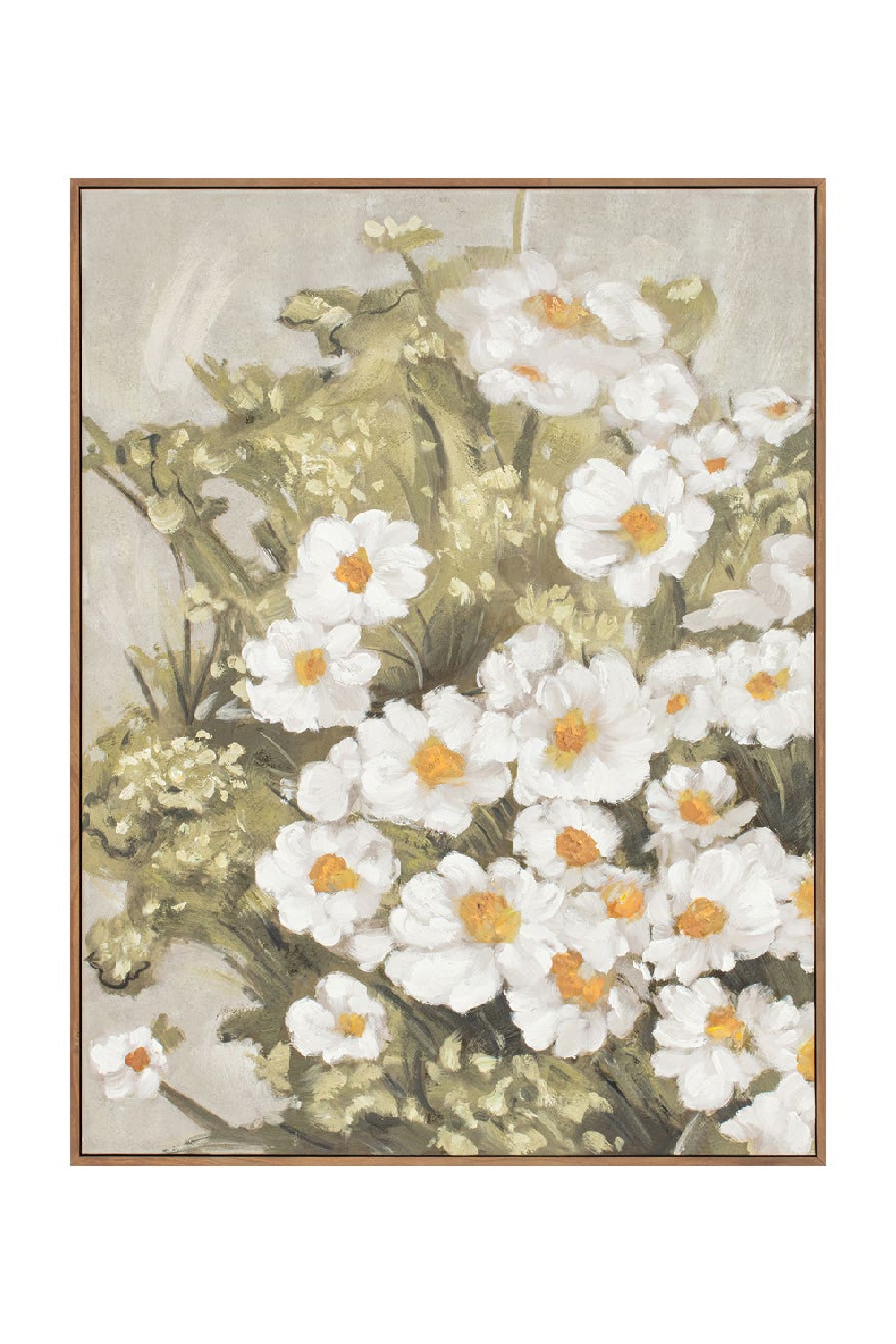   Modern European furniture - White Blooms Framed Painting - www.oroa.com | Oroa.com