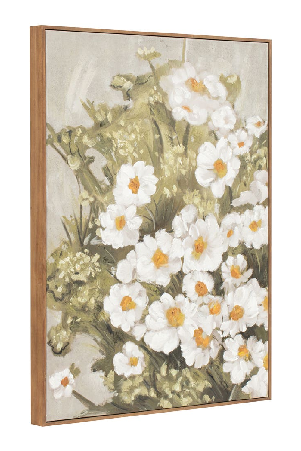   Modern European furniture - White Blooms Framed Painting - www.oroa.com | Oroa.com