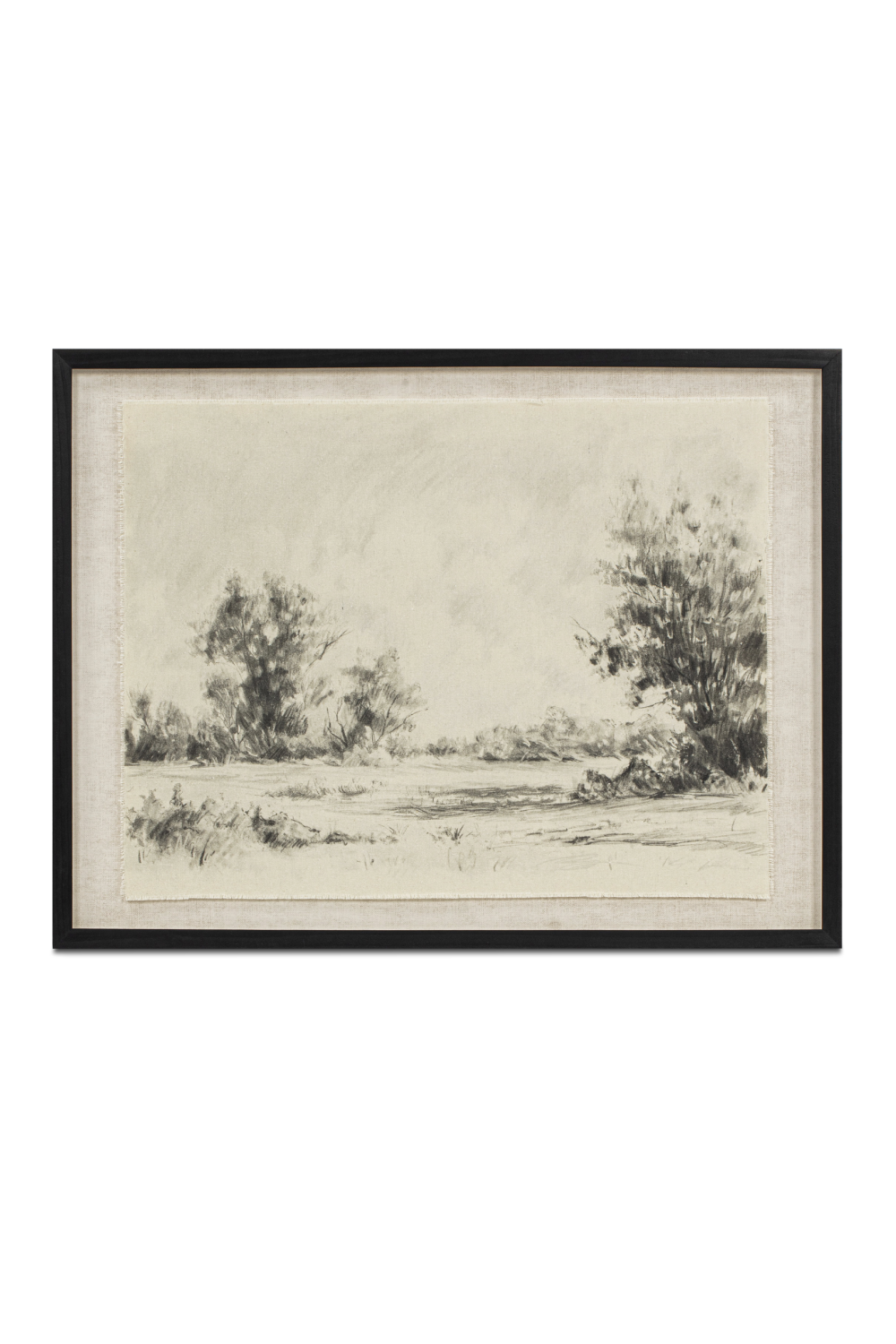   Modern European furniture - Landscape Sketch Print on Linen - www.oroa.com | Oroa.com