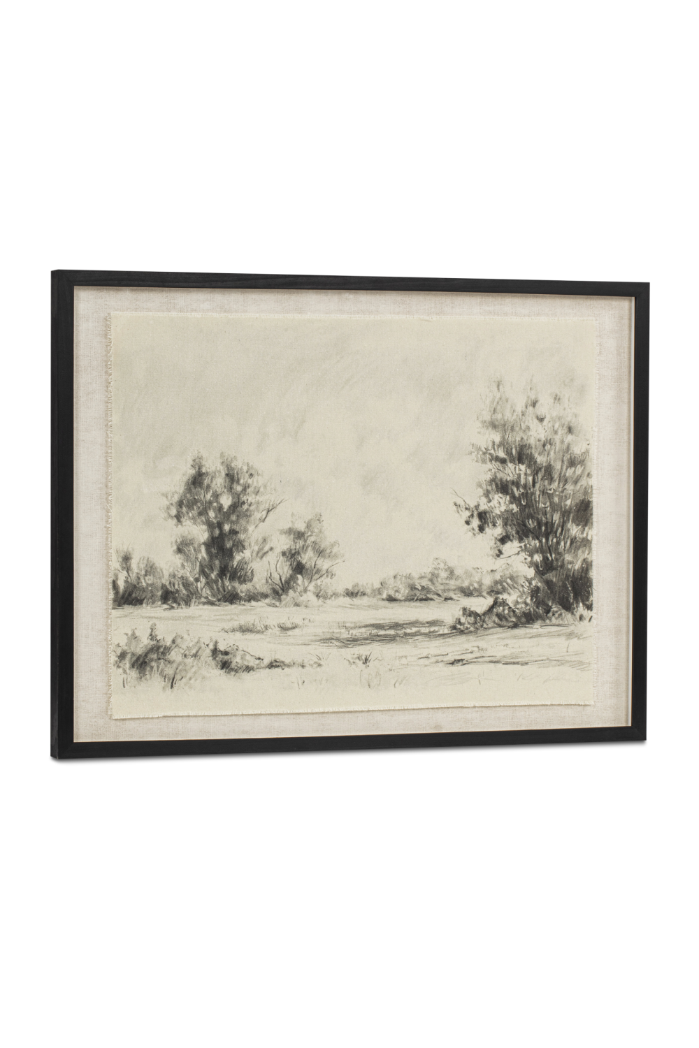   Modern European furniture - Landscape Sketch Print on Linen - www.oroa.com | Oroa.com