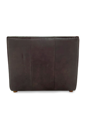   Modern European furniture - Brown Leather Slipper Chair - www.oroa.com | Oroa.com