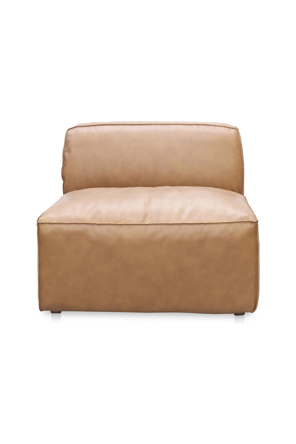   Modern European furniture - Tan Leather Slipper Chair - www.oroa.com | Oroa.com