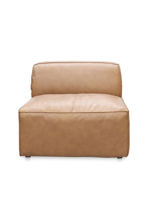   Modern European furniture - Tan Leather Slipper Chair - www.oroa.com | Oroa.com