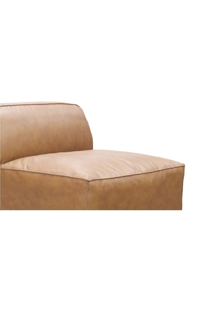   Modern European furniture - Tan Leather Slipper Chair - www.oroa.com | Oroa.com