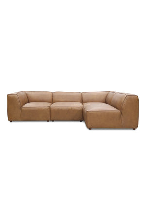   Modern European furniture - Top-Grain Leather Sectional Sofa - www.oroa.com | Oroa.com