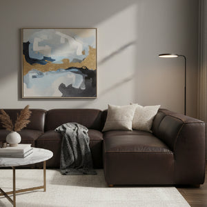   Top-Grain Leather Sectional Sofa | Oroa.com
