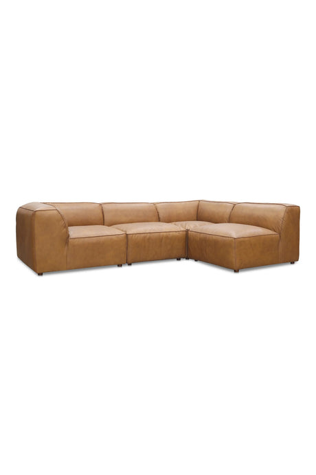   Modern European furniture - Top-Grain Leather Sectional Sofa - www.oroa.com | Oroa.com
