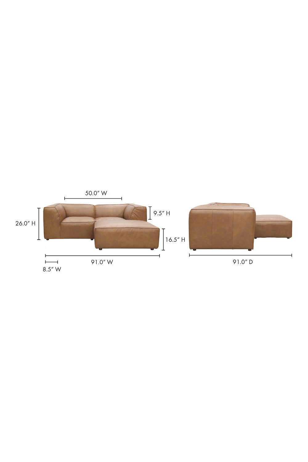   Modern European furniture - Contemporary Off White Modular Sofa - www.oroa.com | Oroa.com