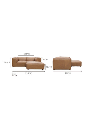   Modern European furniture - Contemporary Off White Modular Sofa - www.oroa.com | Oroa.com