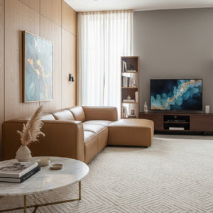   Leather Modular Sectional Sofa | Oroa.com