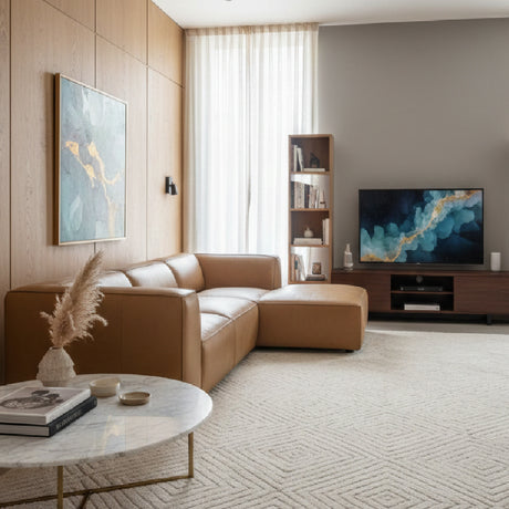   Leather Modular Sectional Sofa | Oroa.com
