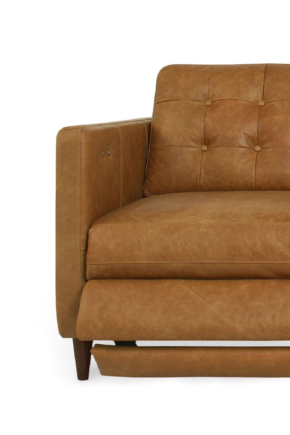   Mid-Century Leather Recliner Chair | Oroa.com