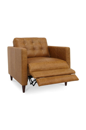   Mid-Century Leather Recliner Chair | Oroa.com