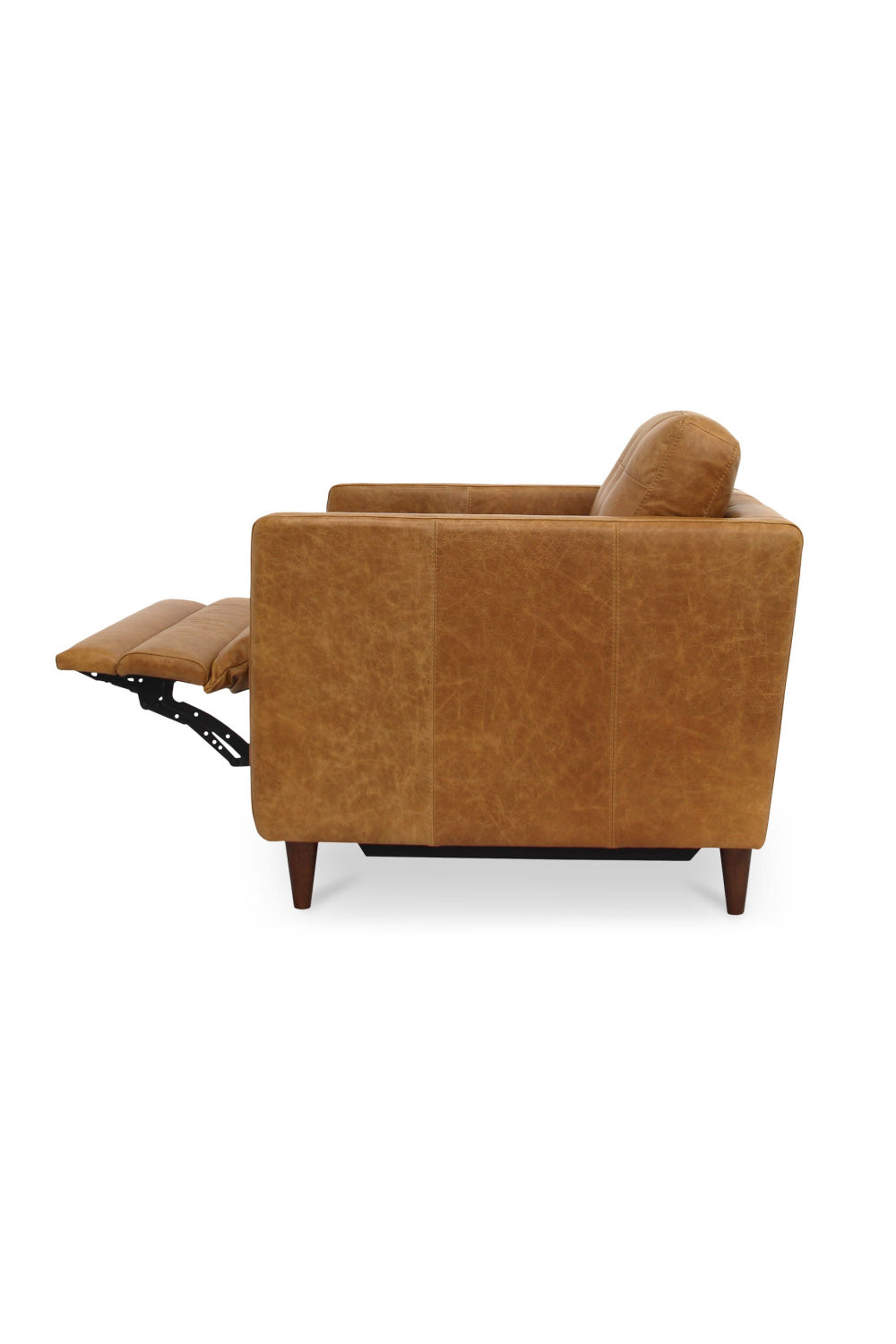   Mid-Century Leather Recliner Chair | Oroa.com