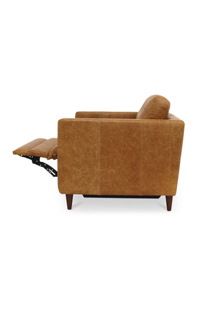   Mid-Century Leather Recliner Chair | Oroa.com