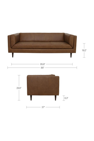   Modern European furniture - Top Grain Leather Sofa - www.oroa.com | Oroa.com