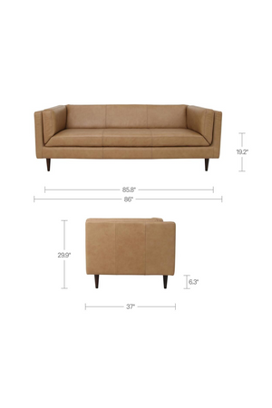   Modern European furniture - Top Grain Leather Sofa - www.oroa.com | Oroa.com