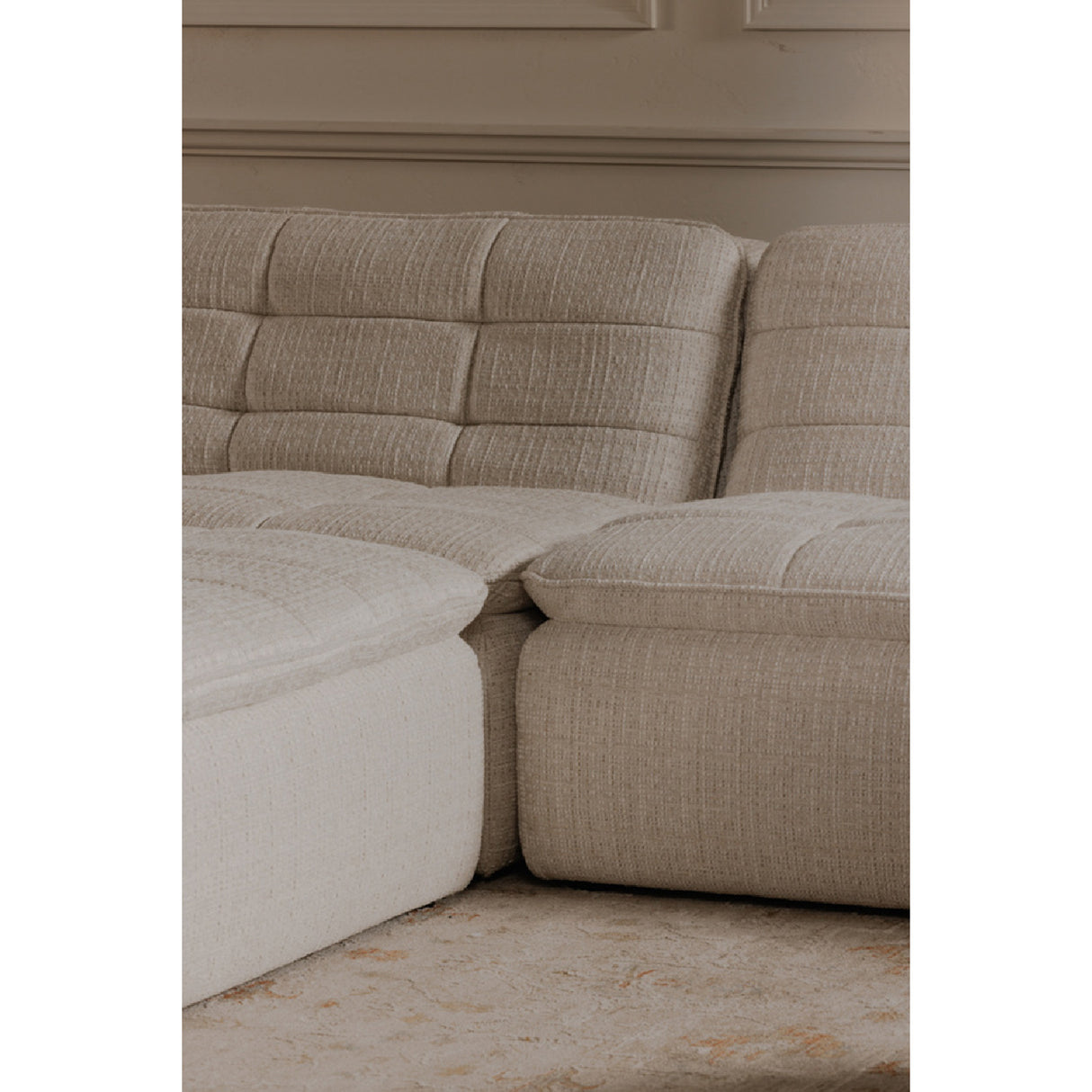   Modern European furniture - Grid Channeled Ottoman - www.oroa.com | Oroa.com
