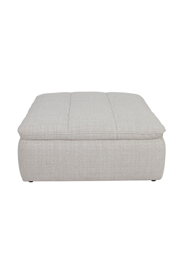 Modern European furniture - Grid Channeled Ottoman - www.oroa.com