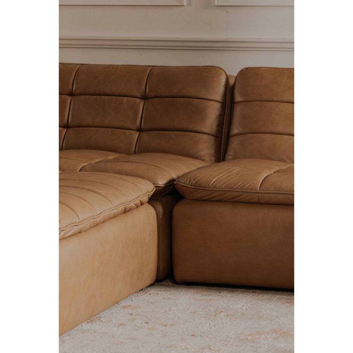   Modern European furniture - Grid Channeled Ottoman - www.oroa.com | Oroa.com