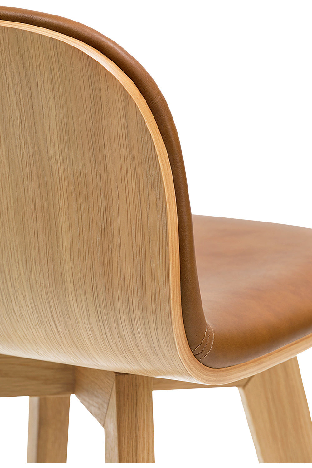   Modern European furniture - Tan Leather Counter Stool - www.oroa.com | Oroa.com