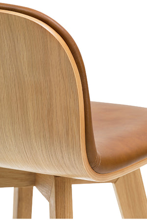   Modern European furniture - Tan Leather Counter Stool - www.oroa.com | Oroa.com