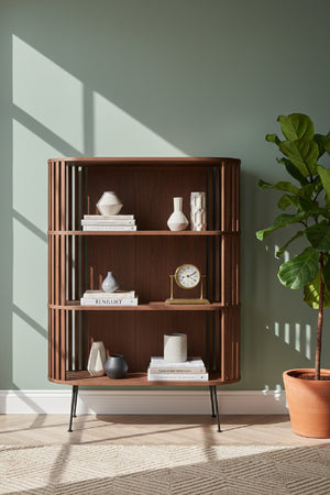   Modern European furniture - Solid Walnut Bookshelf - www.oroa.com | Oroa.com