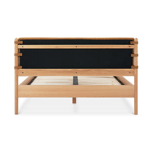   Modern European furniture - Brown Leather Bed - www.oroa.com | Oroa.com