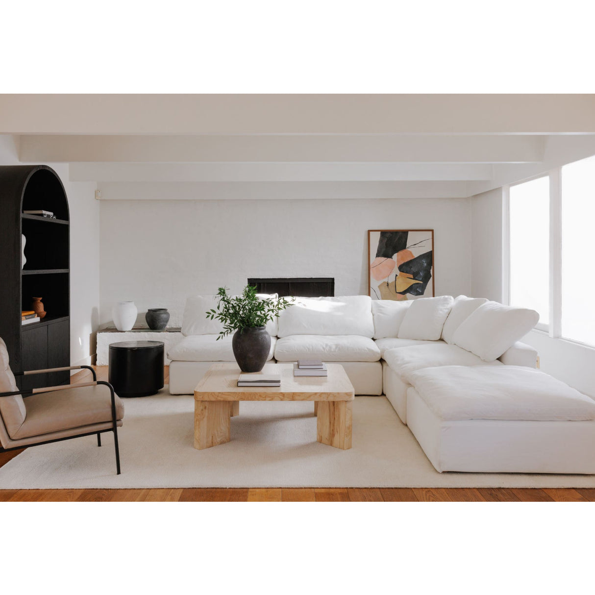   Modern European furniture - Fabric Upholstered Modular Chair - www.oroa.com | Oroa.com